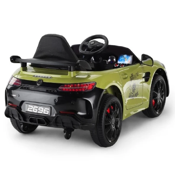Baby2Go 2696 Grand Akülü Araba 12 Volt / Yeşil - Resim 4