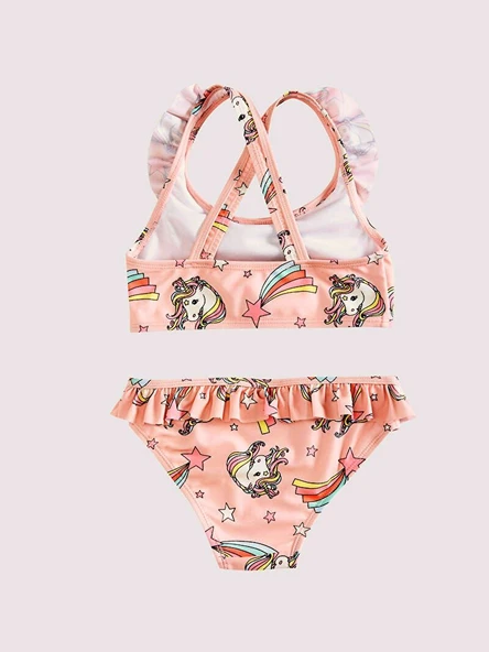 UNICORN KIZ ÇOCUK BIKINI TAKIM DB200556CM ürün görseli 1