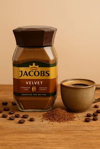 Jacobs Velvet %100 Çözünebilir Kahve 95 gr ürün görseli 1