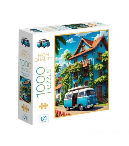 Mavi Karavan Puzzle 1000 Parça ürün görseli 1