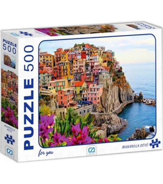 Manarola Köyü Puzzle 500 Parça ürün görseli 1