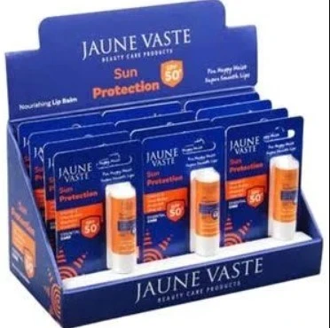 Jaune Vaste Sun Protection SPF50+ Lip Stick - 12'li Stant ürün görseli 1