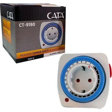 Cata CT-9180 Zaman Ayarlı Priz ürün görseli 1