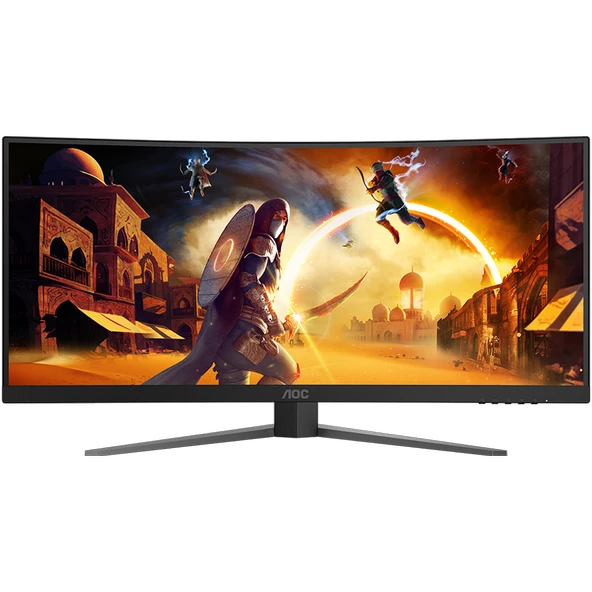 AOC CU34G4Z 34" 240Hz 1ms HDMI DP Adaptive Sync HDR400 WQHD FAST VA Curved 1500R Gaming Monitör ürün görseli 1