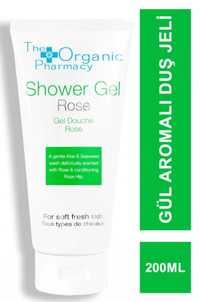 The Organic Pharmacy Rose Shower Gel 200 ml ürün görseli 1