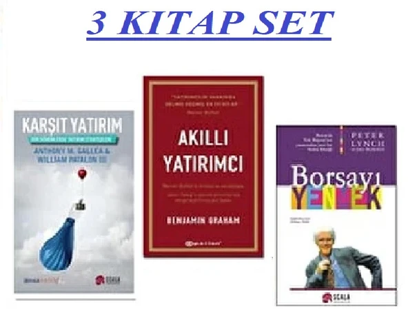 Karşıt Yatırım - Akıllı Yatırımcı - Borsayı Yenmek Seti ürün görseli 1