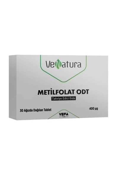 Venatura Metilfolat Odt 30 Ağızda Dağılan Tablet ürün görseli 1