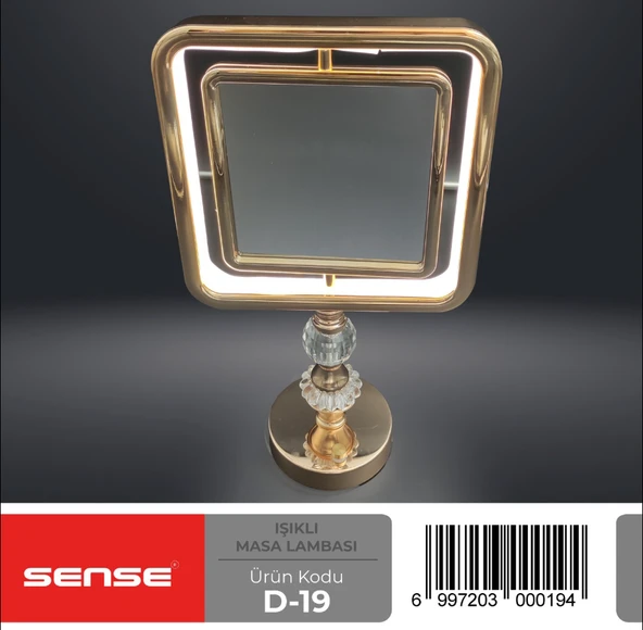Sense Gold Işıklı Ayna D-19 ürün görseli 1