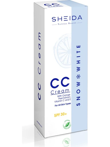 Sheida Snow White CC Krem Spf 30+ - Resim 3
