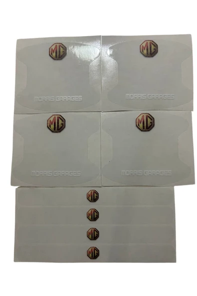 Rukye Shop MG Marka Logolu Oto Kapı Kolu Çizik Önleyici Yapışkan 8'li Set Morris Garages ürün görseli 1