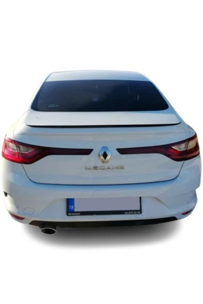 Rukye Shop Renault Megane 4 Uyumlu Sedan Bagaj Üstü Spoiler Piano Black ürün görseli 1