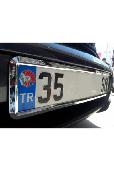 Rukye Shop 2 Adet Krom Nikelajlı Esnek Plakalık Krom Plakalık ürün görseli 1