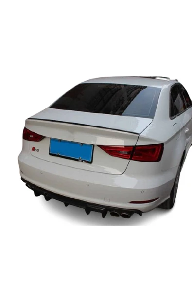 Rukye Shop Audi A3 Sedan Bagaj Üstü Spoiler Piano Black Uyumlu ürün görseli 1