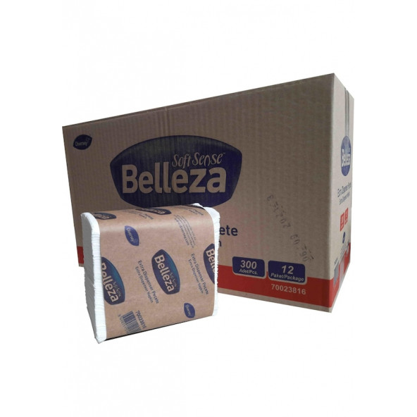 Belleza Extra Dispenser Peçete 300lü 12 Adet ürün görseli 1