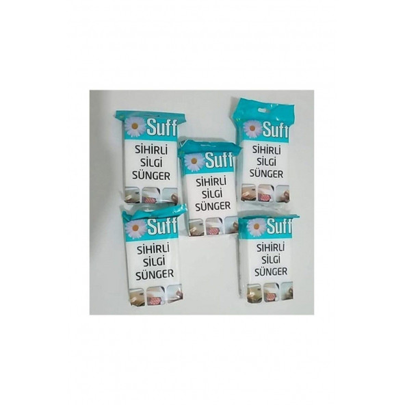 Suff Sihirli Silgi Sünger 5 Adet Nano Kalite ürün görseli 1