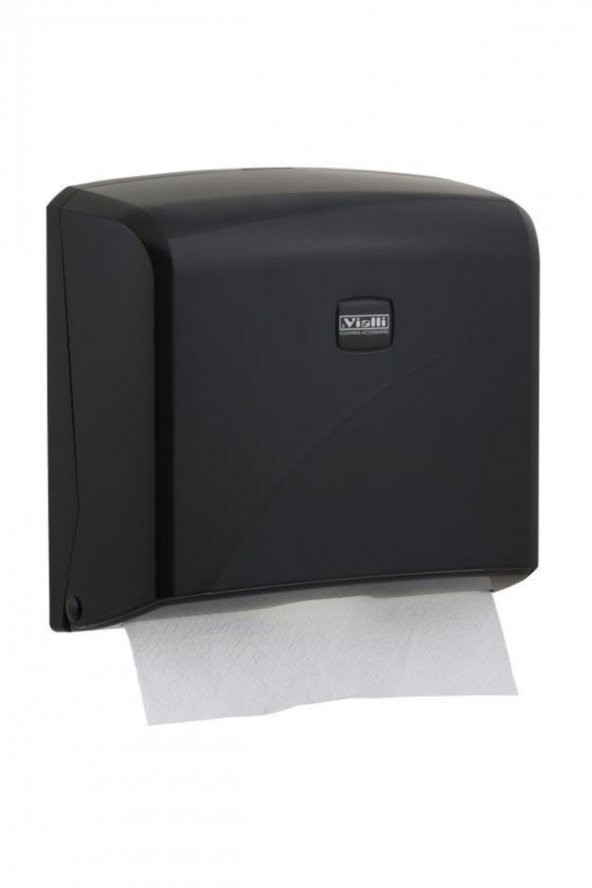 Z Katlı Kağıt Havlu Dispenseri Max 22 Cm 200 Adet Siyah K2b ürün görseli 1