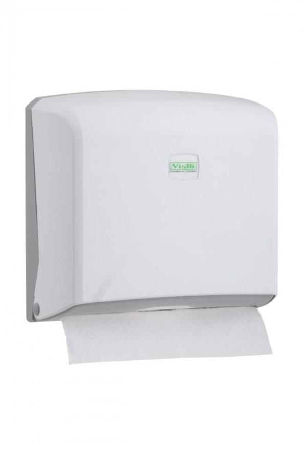 Vialli Z Katlı Kağıt Havlu Dispenseri Max 22 Cm 200 Ad Beyaz K2 ürün görseli 1