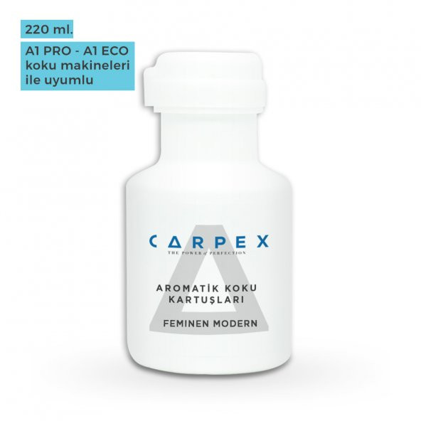 Carpex 220 Ml. A1 Koku Makinesi Aromatik Koku Kartuşu Feminen Modern ürün görseli 1