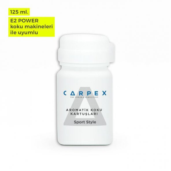 125 Ml. E2 Power Aromatik Koku Kartuşu Sport Style ürün görseli 1