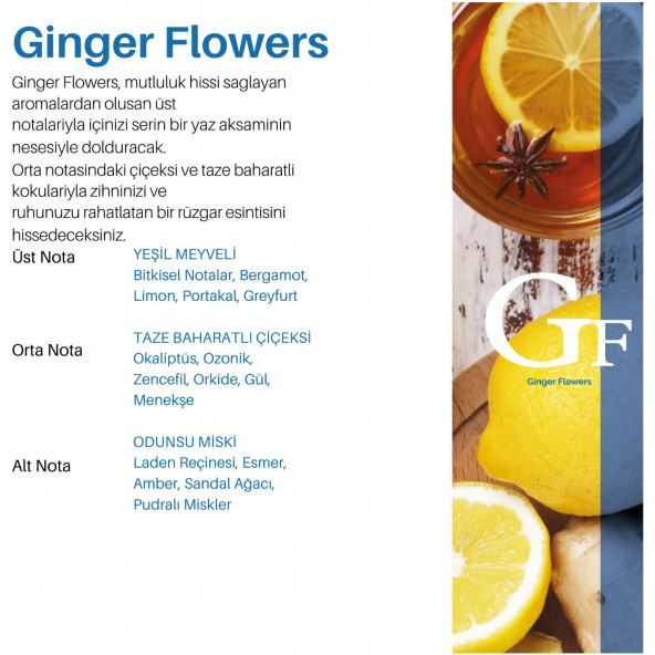 Micro Koku Makinesi Koku Kartuşu Ginger Flowers 50 Ml ürün görseli 1