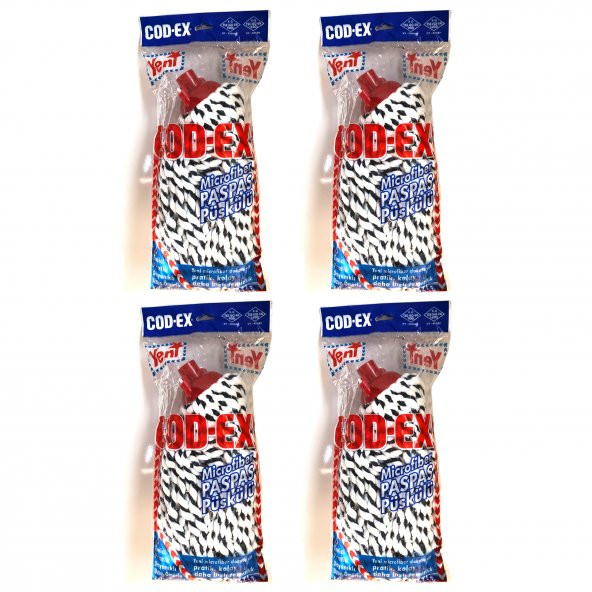 COD-EX Microfiber Paspas Püskülü 4 Adet ürün görseli 1