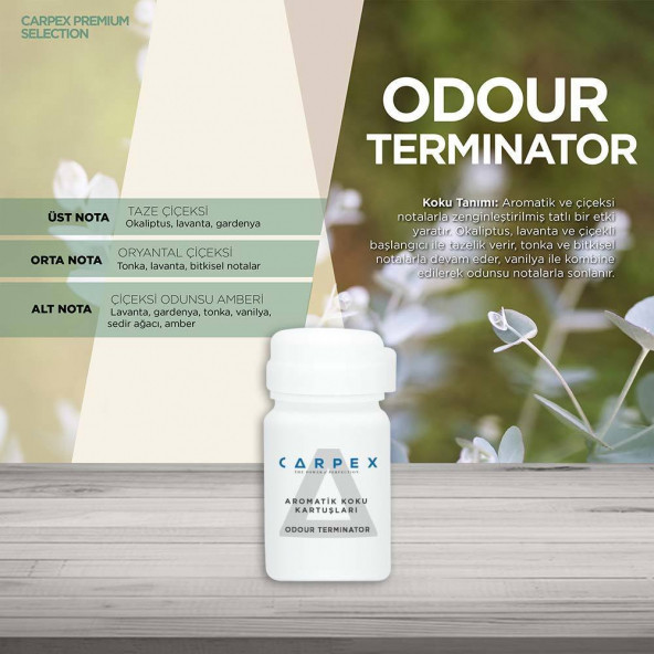 125 ml. E2 Power Koku Makinesi Aromatik Koku Kartuşu Odour Terminatör ürün görseli 1