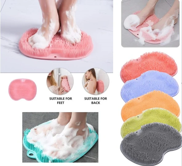 Vantuzlu Banyo Sırt Fırçası ve Masaj Matı ürün görseli 1