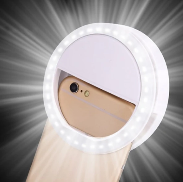Şarjlı Ledli Telefon Selfie Işığı - Resim 3