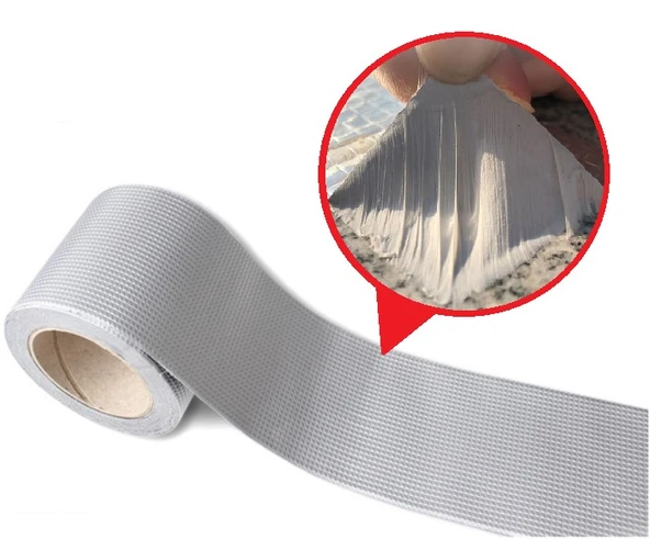 5 metre x 10cm Çamur Bant Alüminyum İzolasyon Tamir Çatlak Bantı ürün görseli 1