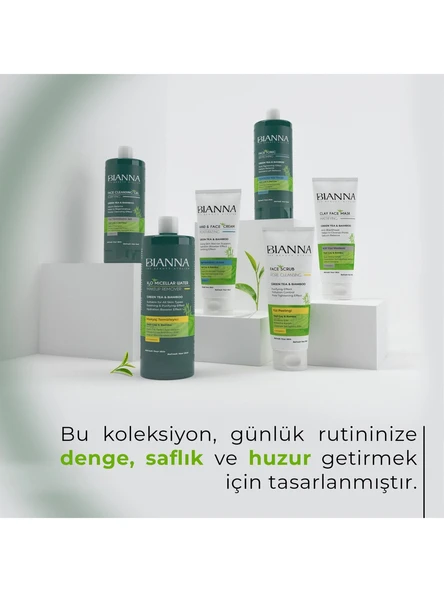 Bianna Mattifying Green Tea & Bambu Yüz Peeling 200 ML - Resim 2