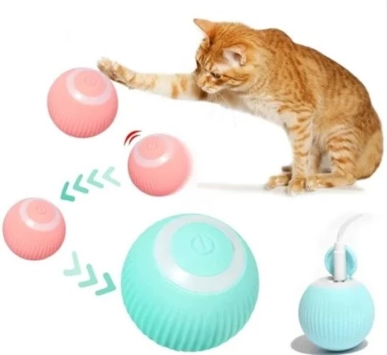 Otomatik Yuvarlanan Kedi Oyun Topu ürün görseli 1