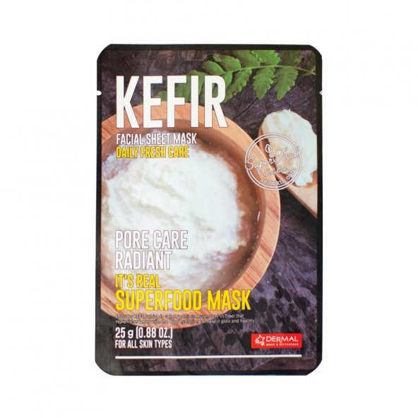 DERMAL Gözenek Bakımı Yapan ve Canlandıran Kefir Maske 25gr ürün görseli 1