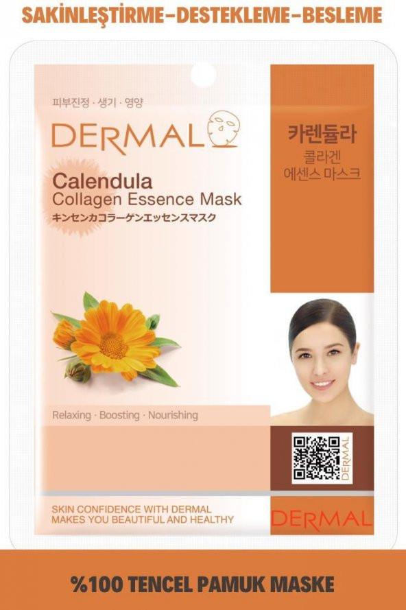 DERMAL Sakinleştirici, Destekleyici ve Besleyici Aynısefa Özlü Kolajen Maske 23 Gr ürün görseli 1