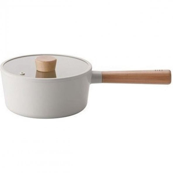 Neoflam D-NEOF218 Fika Cam Kapaklı Alüminyum Döküm Sos Tenceresi 18 cm. ürün görseli 1