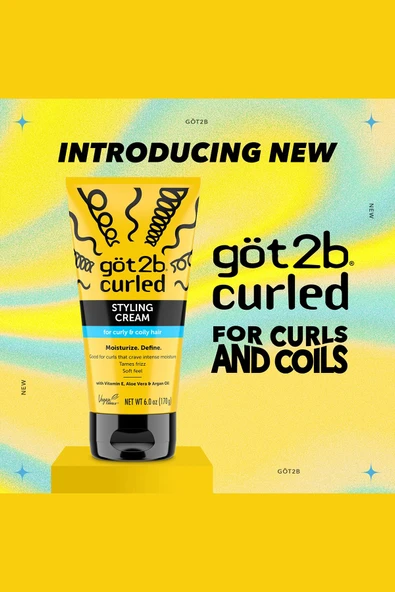GOT2B Curled Şekillendirici Saç Kremi 170GR - Resim 3