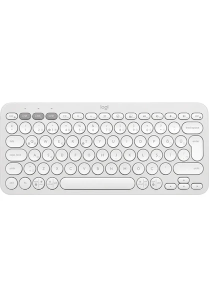 Logitech Pebble Keys 2 K380S 920-011860 Beyaz TKL Q Kablosuz Klavye ürün görseli 1