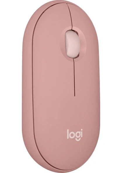 Logitech M350S 910-007014 Pebble 2 Bluetooth Kablosuz Sessiz Kompakt Mouse - Pembe ürün görseli 1