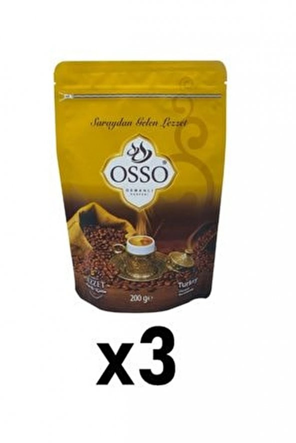 Osmanlı Kahvesi 200 gr 8 Karışımlı 3lü Set ürün görseli 1
