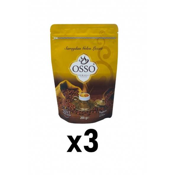 Osmanlı Kahvesi 200 Gr 8 Karışımlı 3lü Set ürün görseli 1