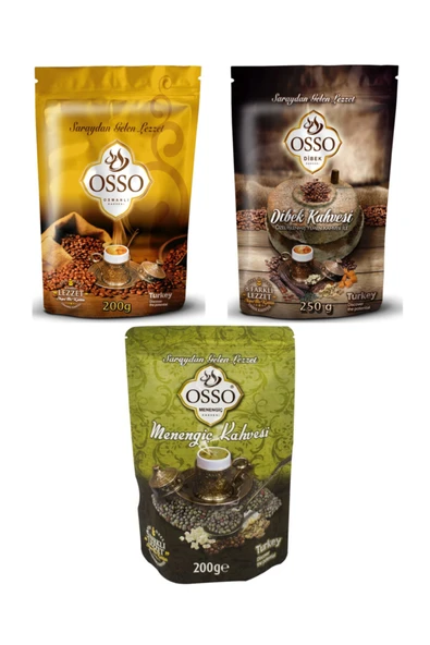 Osso 3 X Kahve (türk Kahvesi Seti) ürün görseli 1