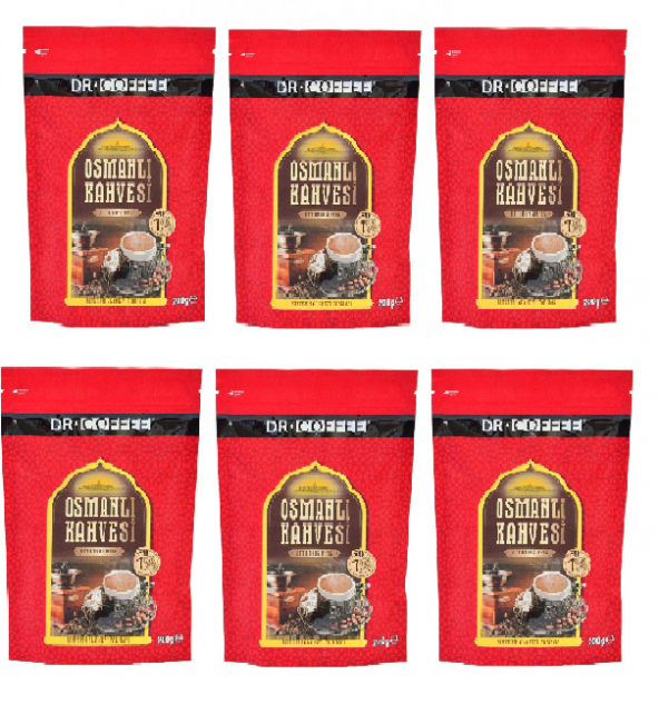 Dr.tea Coffee Kahvesi 6x200 Gr 6 Lü Set ürün görseli 1