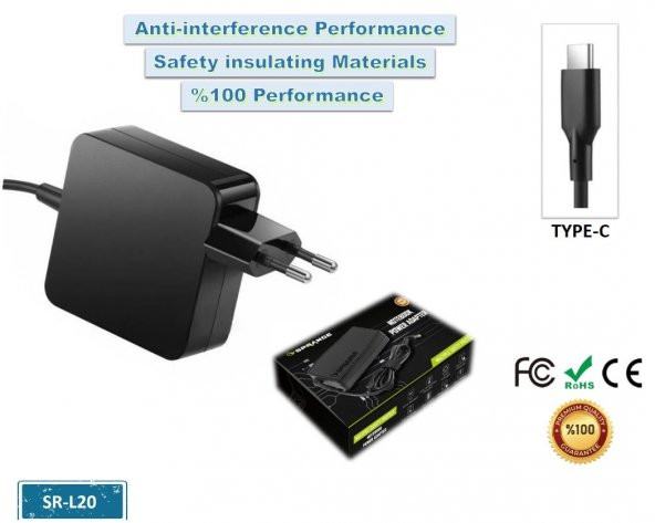 Sprange SR-L20 Macbook Typc-e Şarj Aleti 20 V 2,25A ürün görseli 1