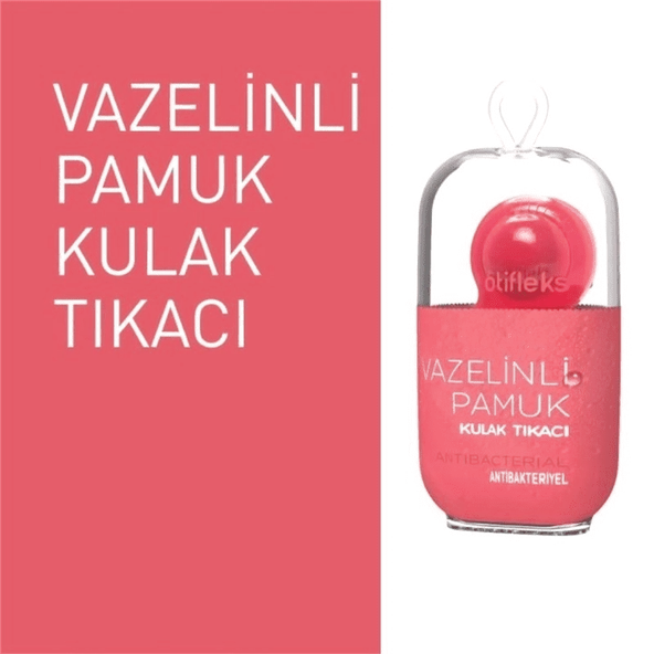 Otifleks Vazelinli Pamuk Kulak Tıkacı2'li ürün görseli 1