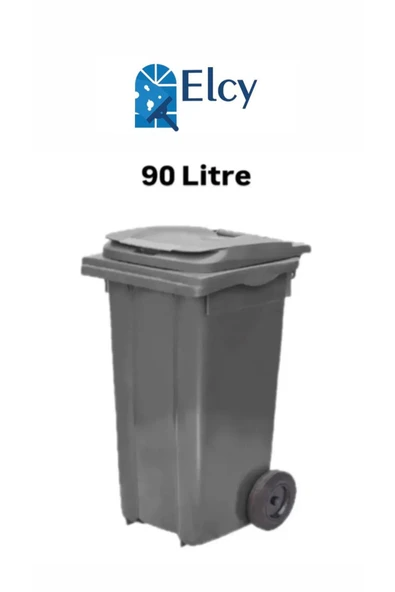 ELCY Tıbbi Atık Plastik Çöp Konteyneri Gri 90LT Plastik Konteyner Isıya Karşı Dayanıklı A Kalite ürün görseli 1