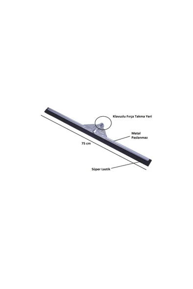ELCY 75 Cm Metal Yersil Çekpas Çekçek - Resim 2