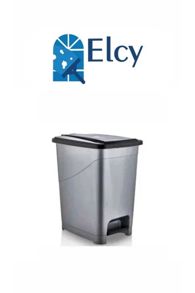 ELCY 60 LT Slim Pedallı Çöp Kovası & Büyük Boy Pedallı Çöp Kovası Ve Bez Takımlı 3 Adet ürün görseli 1
