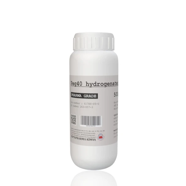 Peg40 hydrogenated castor oil 500g ürün görseli 1