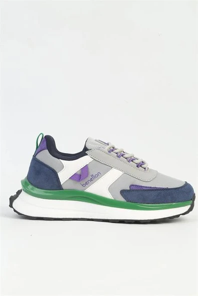 BENETTON GRİ KADIN SPOR AYAKKABI 11132-4214-2K5 ürün görseli 1