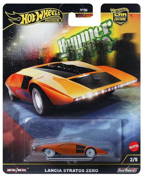 Hot Wheels Premium Serisi Lancıa Stratos Zero HRV77 ürün görseli 1