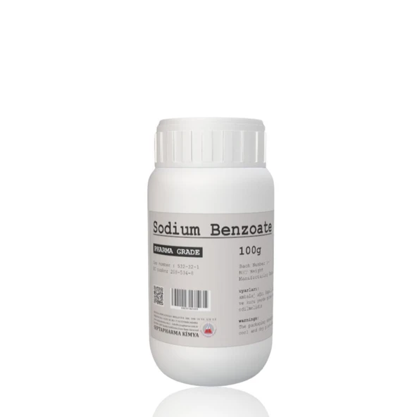Sodyum Benzoat-sodıum Benzoate Hammadde 100g ürün görseli 1